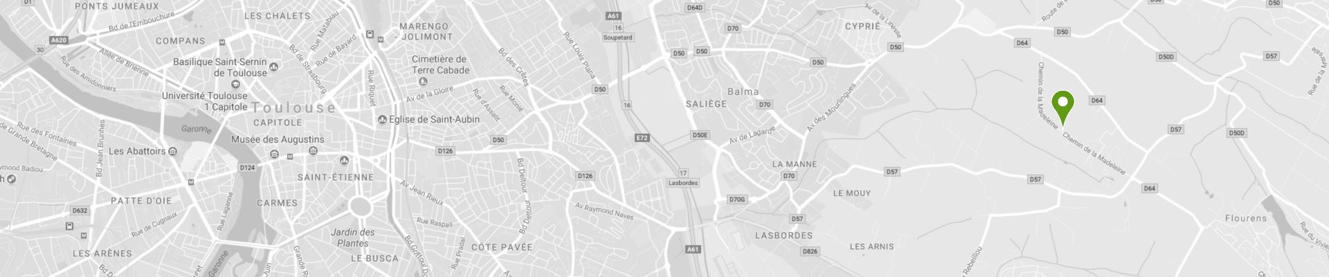Comment aller à l'entreprise TP DOC travaux public à Toulouse. Plan de situation et adresse